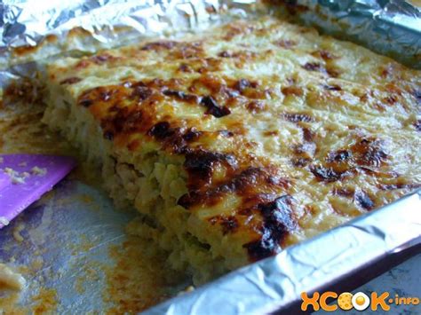 Запеканка из куриного фарша – приготовление с кабачками по фото рецепту ...