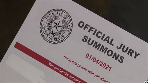 Summonses For Civil Jury Trials In Bexar County Are On The Way For Some