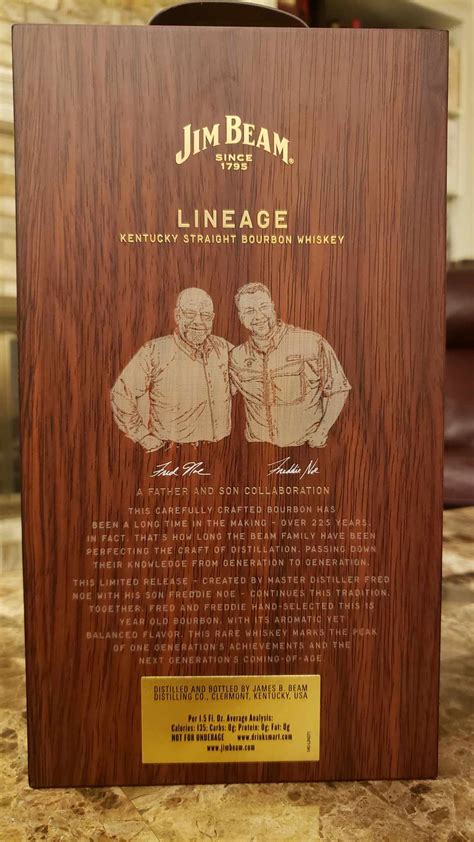 Jim Beam Lineage Review Batch Secret Whiskey Society