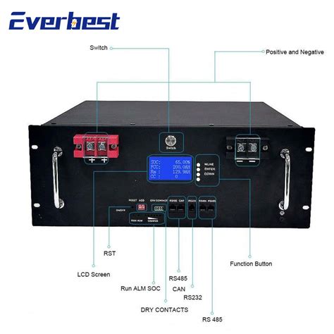 Rack Mount Deep Cycles Lifepo Volt Ah Ah Ah Cabinet