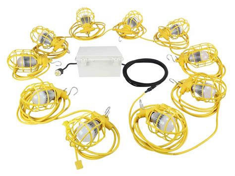 Larson Electronics 100 Temp Construction String Light 10 Led