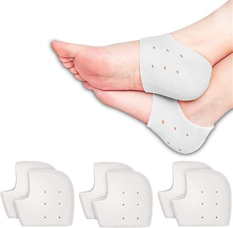 3 Paar Gel Fersenpolster Fersenschutz Silikon Pads Heel Protector