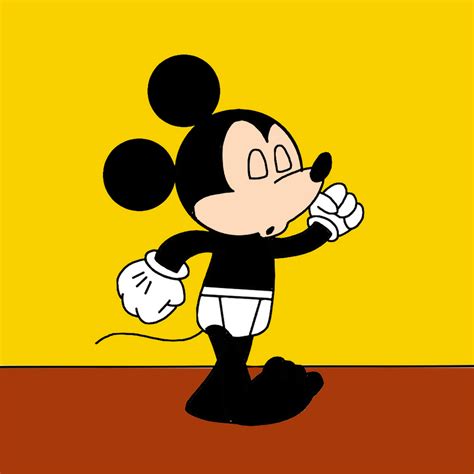 Mickey walking in underwear at home by MarcosPower1996 on DeviantArt