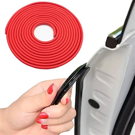 Vmingo Protector Borde Puerta Auto Sello Hule Moldura Con Presi N