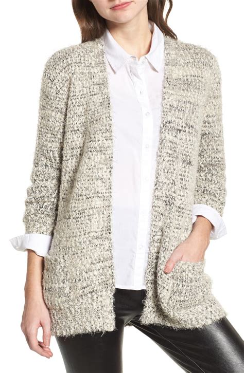 Cotton Emporium Marled Cardigan Nordstrom