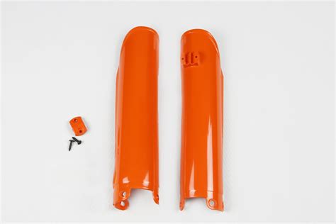 Fork Slider Protectors Orange Ktm Ufo Plast