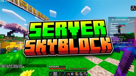 El Mejor Servidor De Skyblock Que Existe Minecraft Youtube