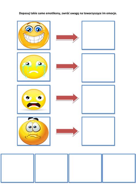 Ksi Ka Na Dopasowywanie Emocje Cz I Karty Pracy Scenariusz