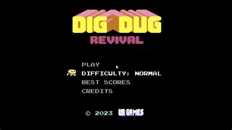 Dig Dug Revival C64 Gameplay Youtube