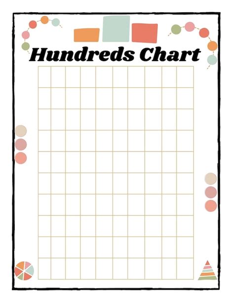 Blank Hundreds Chart Printable