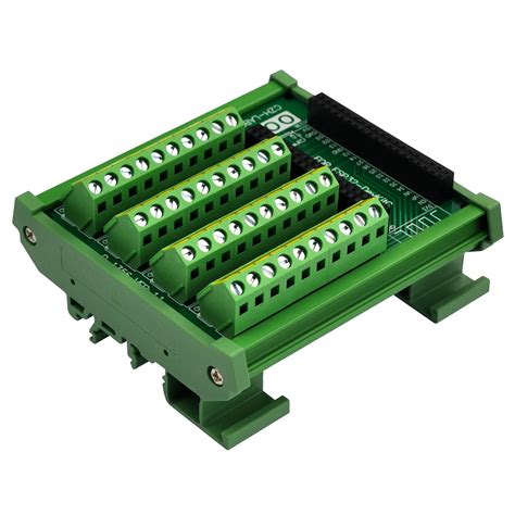 Snapklik Din Rail Mount Screw Terminal Block Breakout Module