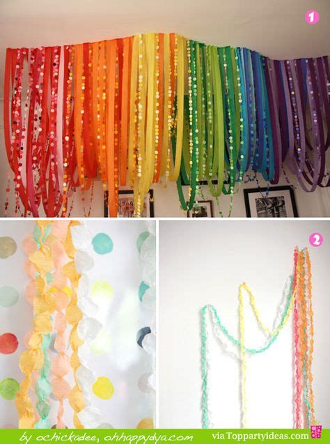 44 Streamer Decor Ideas Party Decorations Streamers Birthday Party