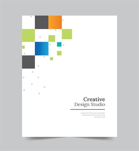 Premium Vector Annual Report And Business Catalog Cover Design Template