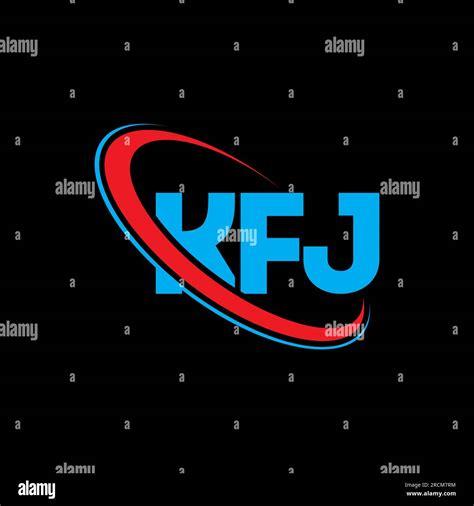 KFJ logo. KFJ letter. KFJ letter logo design. Initials KFJ logo linked ...