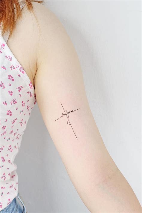 20 Most Popular Small Cross Tattoos Artofit