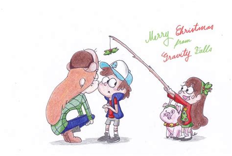 A Gravity Falls Christmas By Rinaaa On Deviantart Gravity Falls