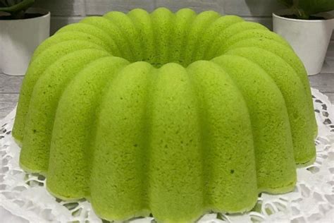 Resep Thai Butter Cake Pandan Yang Lembut Dan Moist