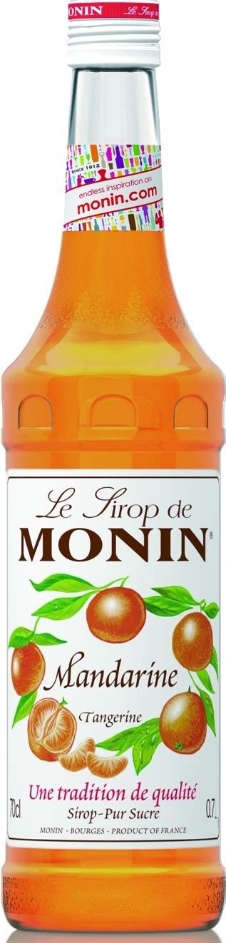 Mandarine Monin Premium Sirup Alkoholfrei 70cl Pepillo Ch