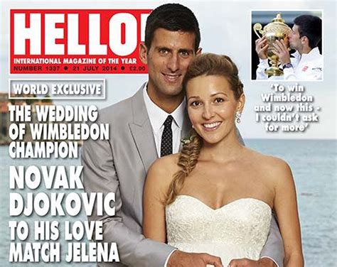 Novak Djokovic Marries Pregnant Fiancée Jelena Ristic Days After Winning Wimbledon Opts For