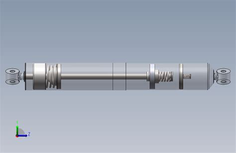 双向作用筒式减振器440270solidworks 2012模型图纸下载 懒石网