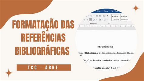 Formata O Das Refer Ncias Bibliogr Ficas De Acordo As Normas Da