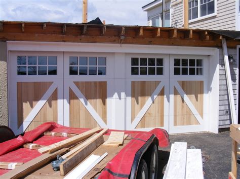 False Centerpost, Double Wide Garage Door, Low Head Room Garage Door