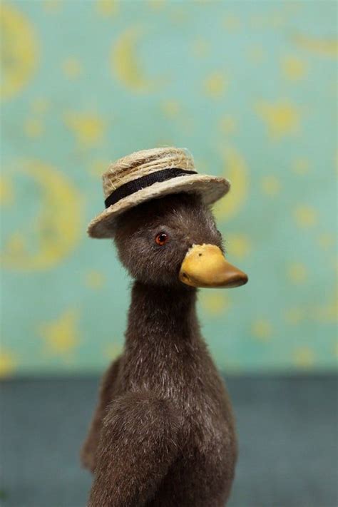 Duck art doll Interior duckling Stuffed bird Realistic toy | Etsy ...