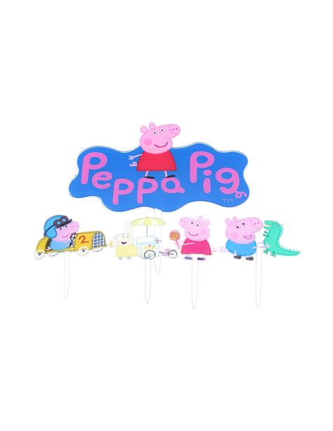 Cakedeco Taarttopper Peppa Pig Set St