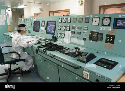 Container Ship Engine Room High Resolution Stock Photography And Images