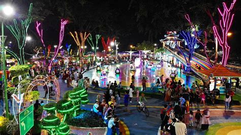 Rainbow Alamanda Destinasi Wisata Malam Yang Cocok Untuk Keluarga Di