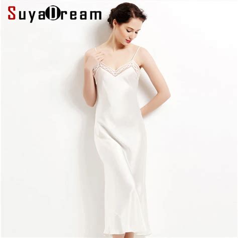 Buy 100 Pure Silk Long Nightgowns Women Sexy