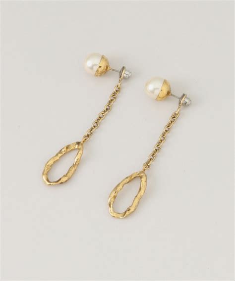 【セール】【ader Bijoux アデル ビジュー】terre Pearl 2way Pierce（ピアス（両耳用））｜spick