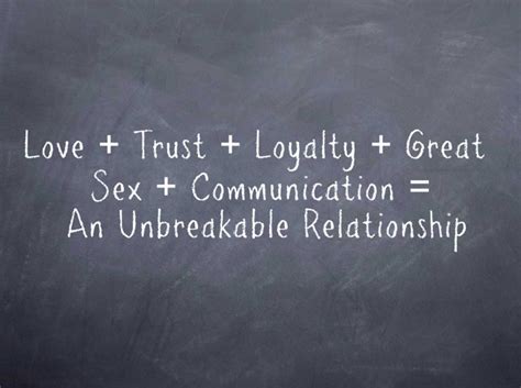 Love Trust Loyalty Great Sex Communication An Quozio