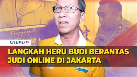 Pj Gubernur Heru Budi Klaim Tak Ada Kendala Berantas Judi Online Di