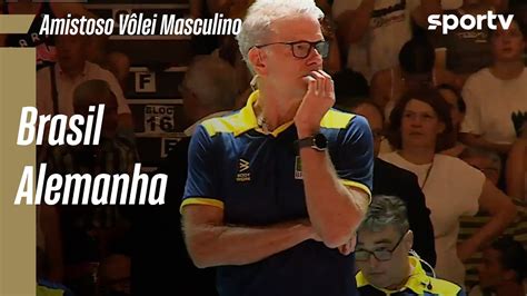 BRASIL 3 X 2 ALEMANHA MELHORES MOMENTOS AMISTOSO DE VÔLEI MASCULINO