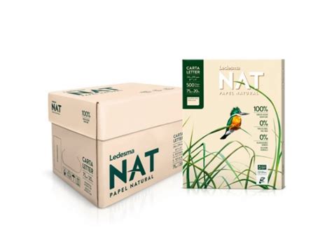 Resma de Papel Ecológico Natural A4 NAT 75g Ledesma x500 Hojas