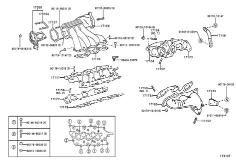 LEXUS RX300MCU15L AWPGKA TOOL ENGINE FUEL MANIFOLD Japan Parts EU