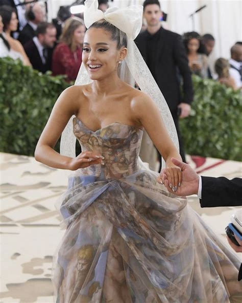 Ariana Grande Attends The Heavenly Bodies Costume Institute Gala At The