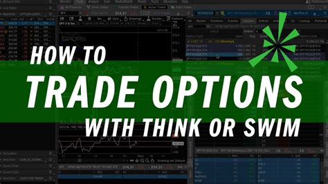 How To Trade Options On Think Or Swim ToS Trading Tutorials YouTube