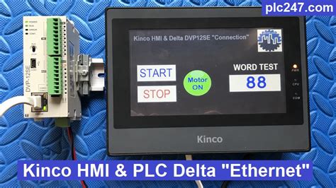 Kinco HMI Delta PLC Ethernet Communication Tutorial Plc247