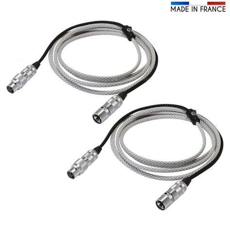 Audiophonics Argos Xlr Dm Interconnect Cable Pure Silver Ptfe Oyaide