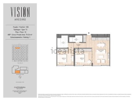 Apartamento T2 à venda na avenida Afonso Costa 18 Casal Vistoso