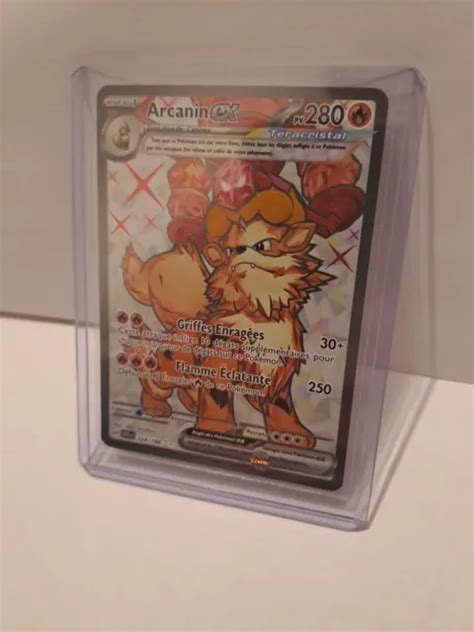 Carte Pok Mon Arcanin Ex Full Art Carlate Et Violet Ev Fr