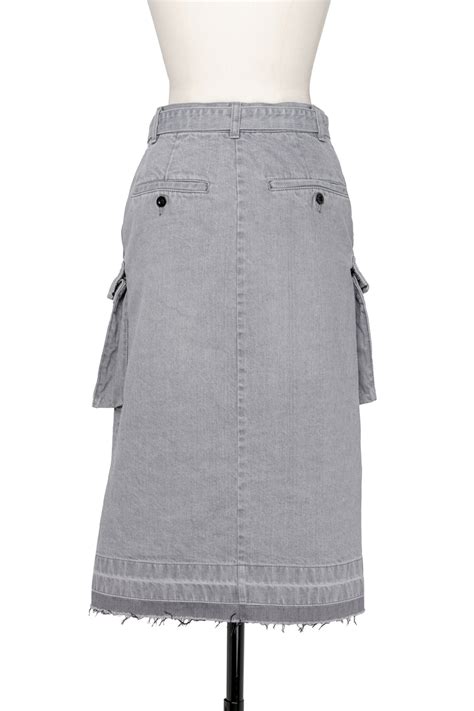 Denim Skirt Sacai Official Store サカイ オフィシャル