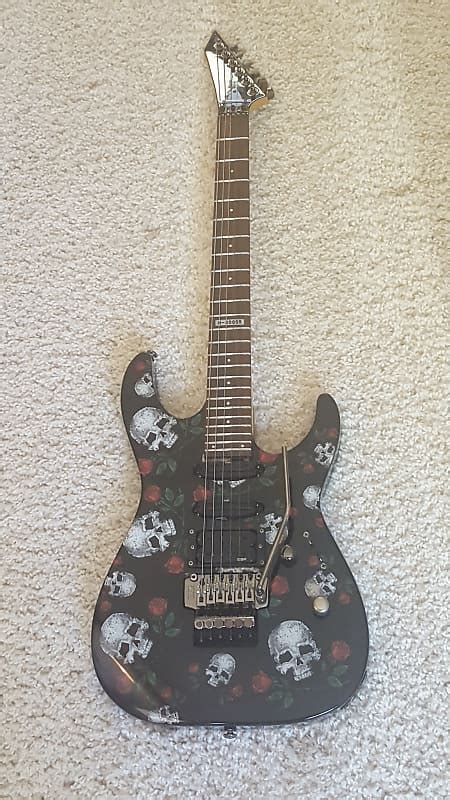 Esp Ltd Esp Ltd M 200 Sr Skulls And Roses 2001 Reverb