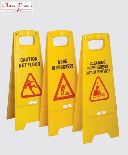 Flap Yellow Caution Signage Board At Rs 350piece In New Delhi Id