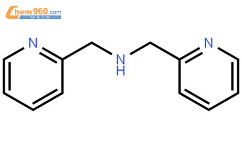 1539 42 0 2 2 二吡啶甲基胺CAS号 1539 42 0 2 2 二吡啶甲基胺中英文名 分子式 结构式 960化工网