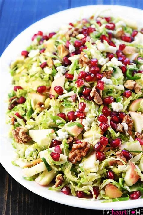 Holiday Brussels Sprouts Salad Loaded With Fresh Shaved Brussels