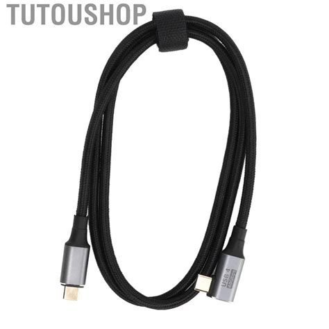 Tutoushop Type C To Type C Cable Usb C Right Angle Cable Braiding Nylon Cable 33ft For Charging