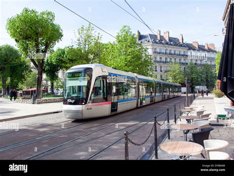 Public Tram Grenoble France Stock Photo Alamy